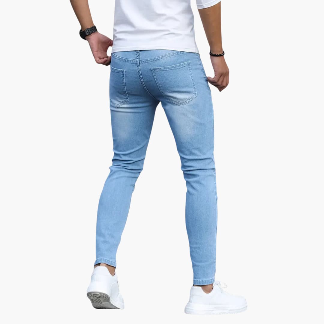 Men's Slim Fit Tapered Leg Jeans
