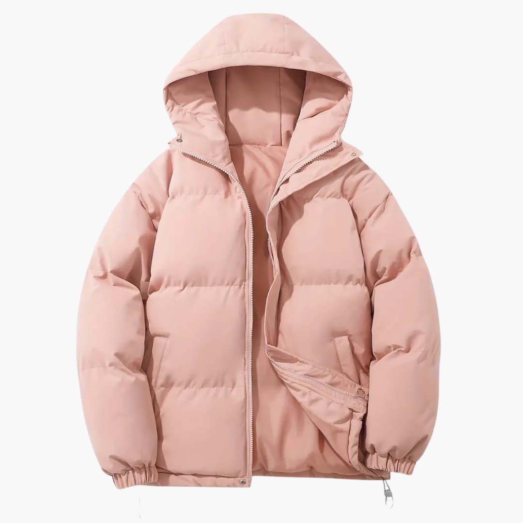 Ladies Water Resistant Zip Up Parka Jacket - Olytrend