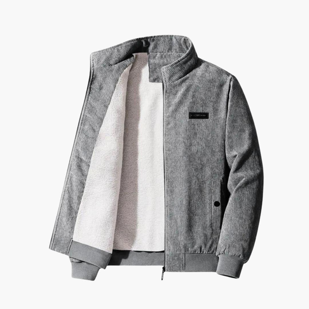 Warm Thick Zip Up Mens Coat - Olytrend