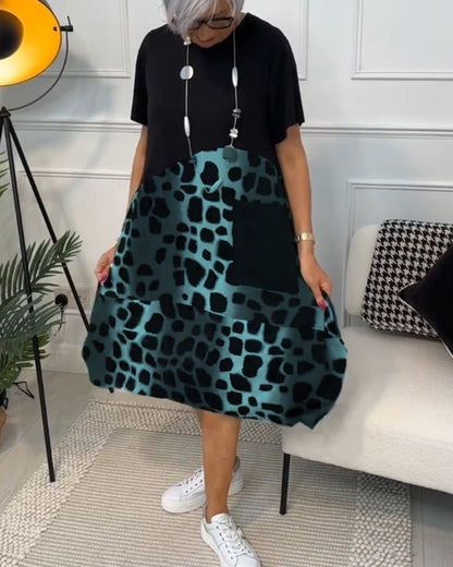 Multicolor Knee Length Bodycon Dress