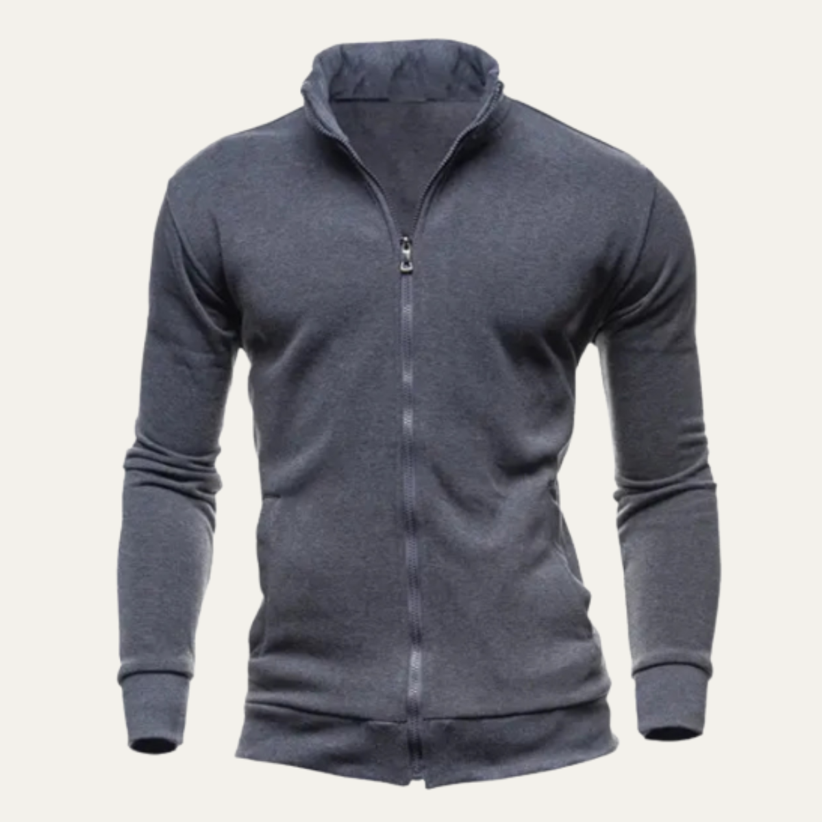 Slim Fit Men's Water Resistant Zip Up Jacket