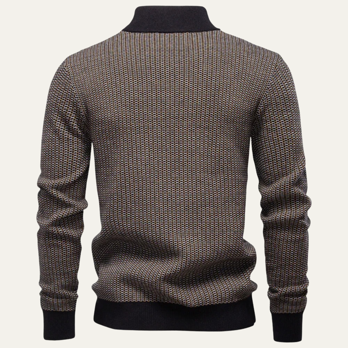 Cozy Mens Thermal Half Zip Sweater