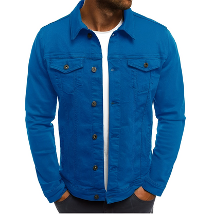 Cool Breathable Men's Denim Jacket