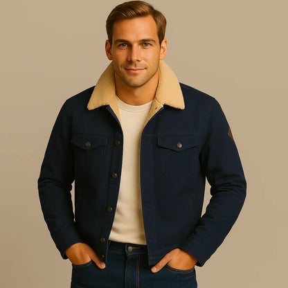 Waterproof Men's Fleece Jacket - Warm Outdoor Coat