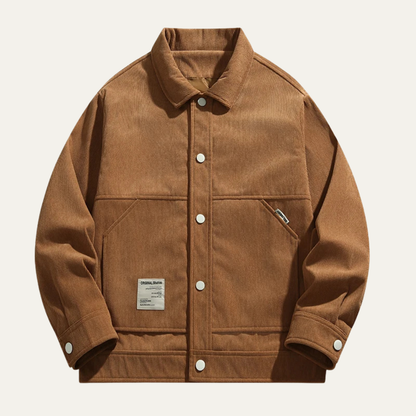 Casual Men's Corduroy Button Down Jacket