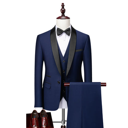 Classic 3-Piece Tailored Suit Set for Men