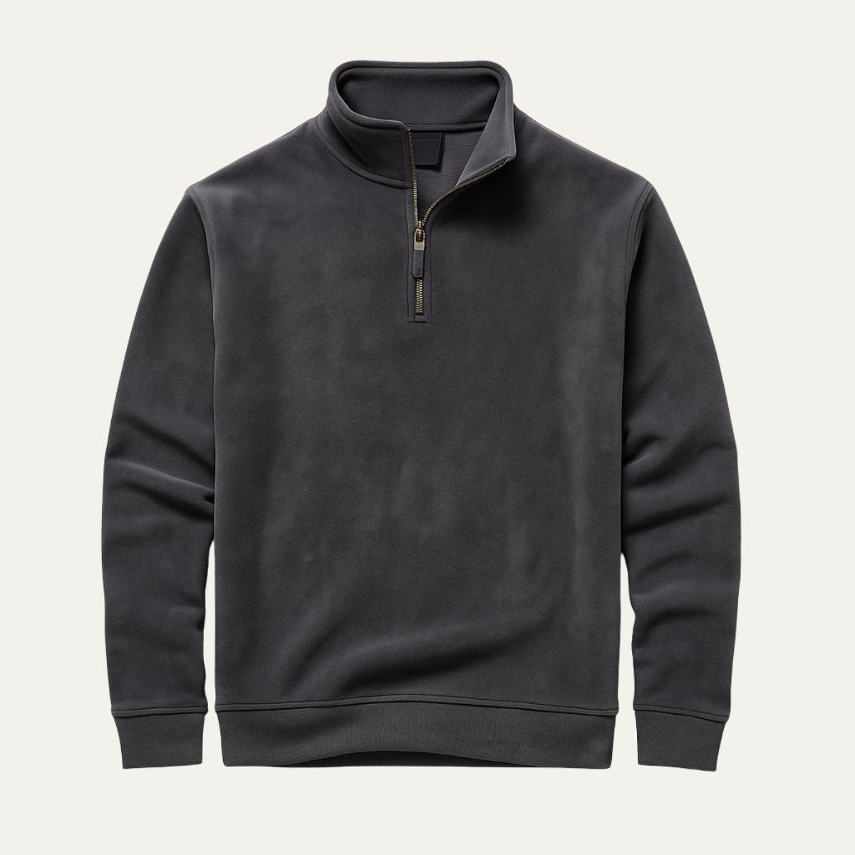 Warm Mens Fleece Quarter Zip Sweater