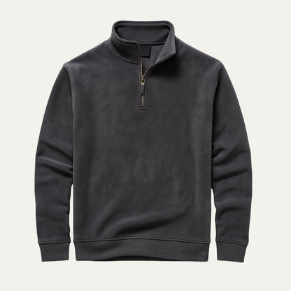 Warm Mens Fleece Quarter Zip Sweater