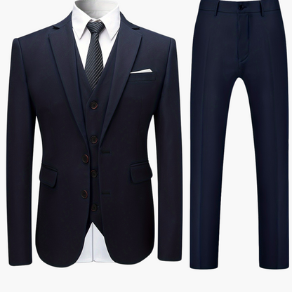 Elegant Single-Breasted Men's Wedding Suit