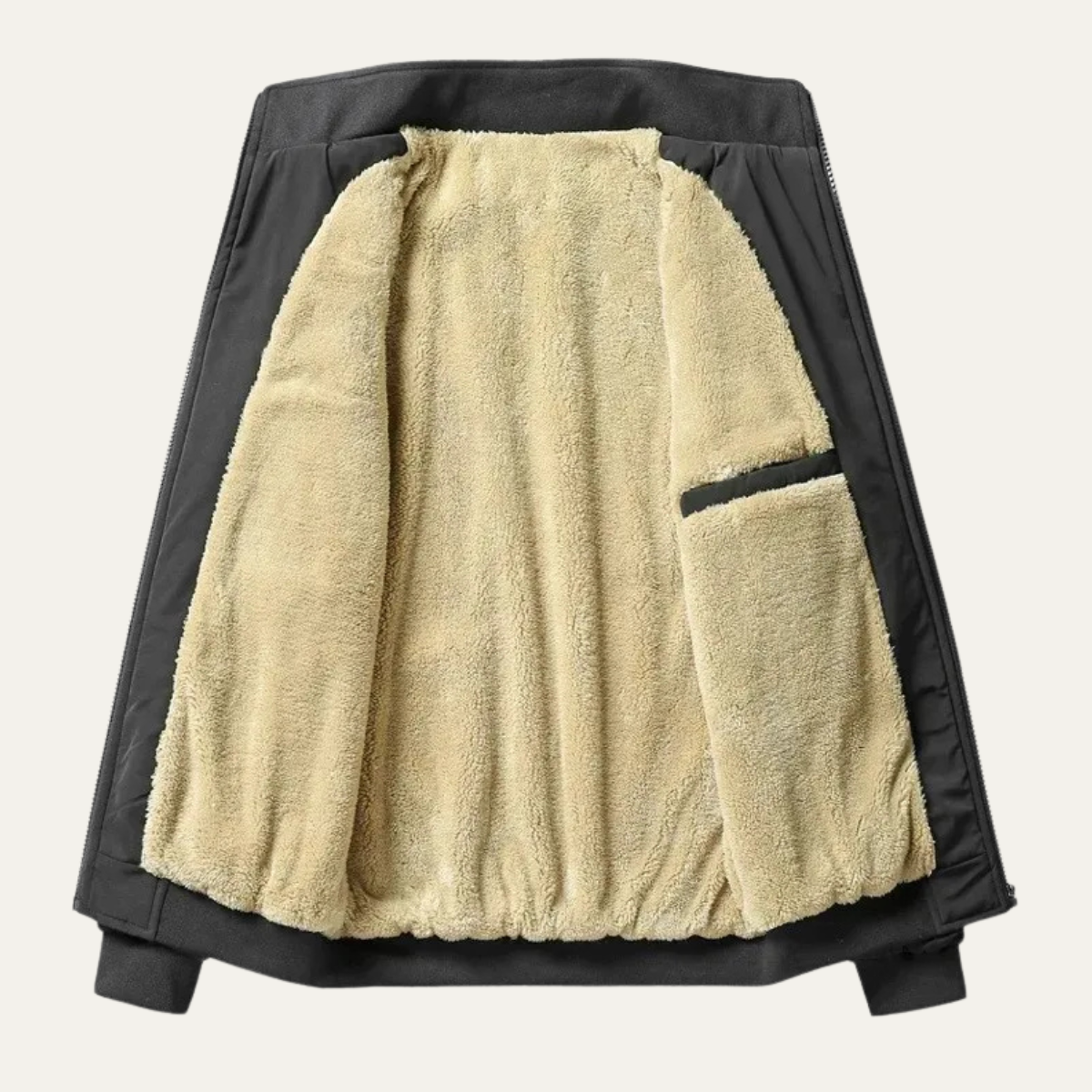Slim Fit Men's Zipper Jacket Coat