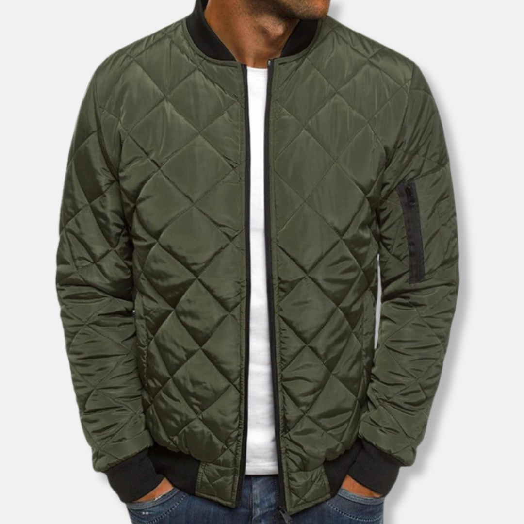 Classic Quilted bomber jacket