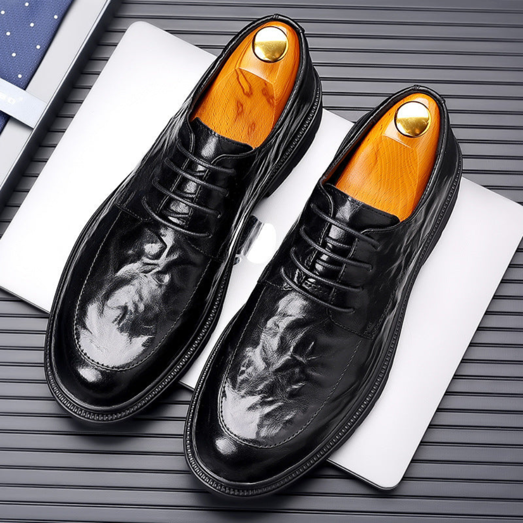Timeless Luxury Leather Dress Shoes - Olytrend