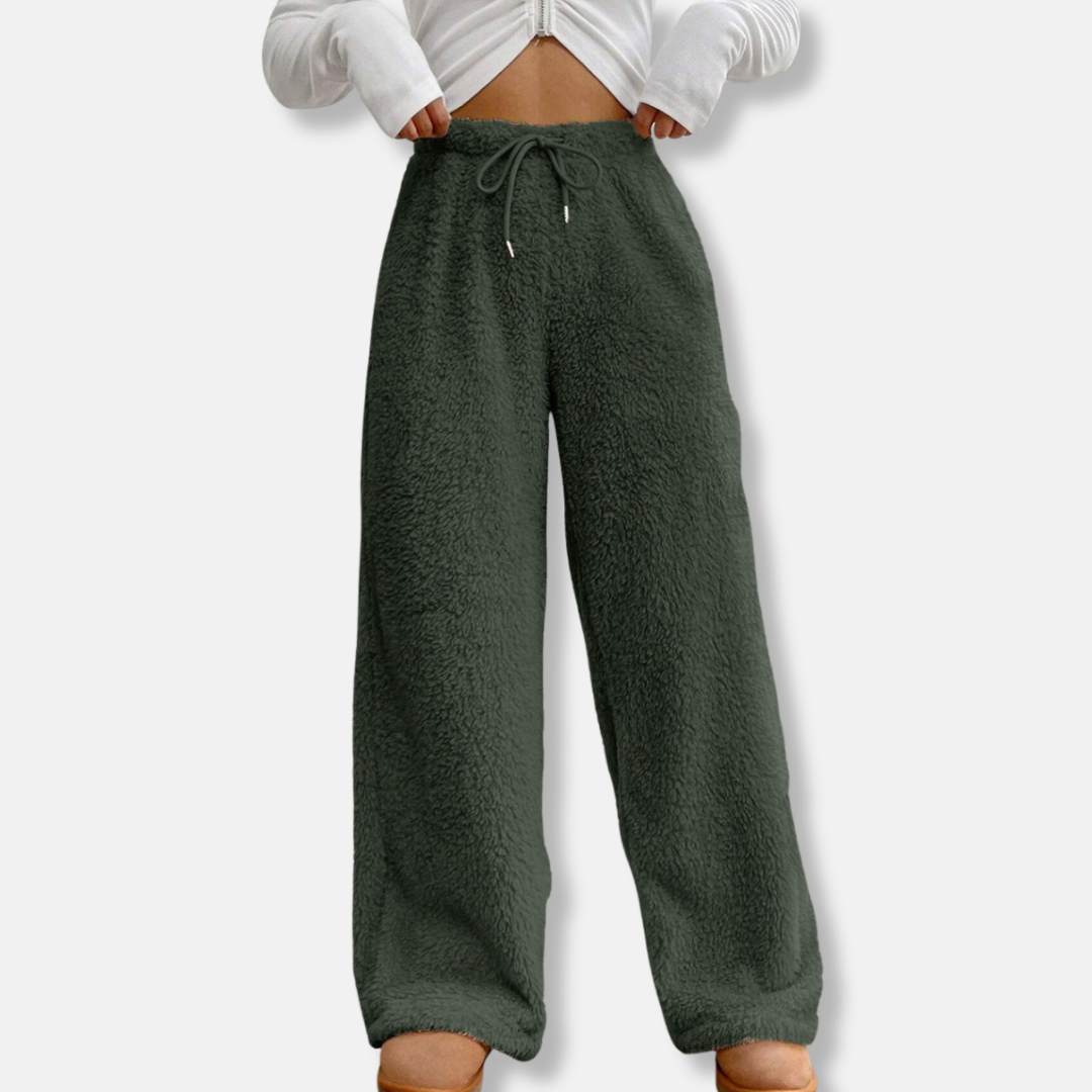 Comfortable Cotton Lounge Pants Loose Fit Full Length