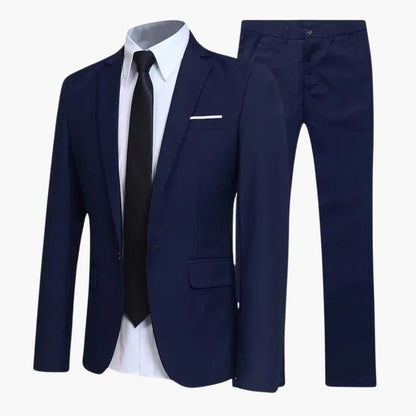 Classic 2-Piece Men's Business Suit - Slim Fit