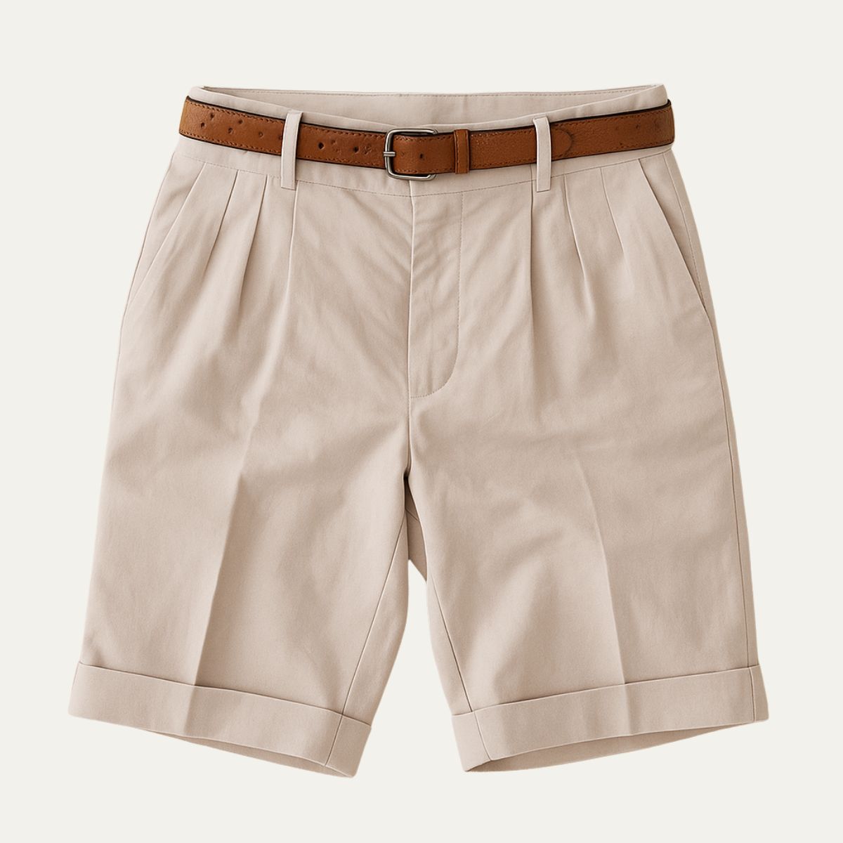 Classic Fit Linen Shorts for Men - Nocini