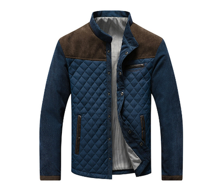 Warm Padded Mens Jacket with Zip Pockets - Nocini