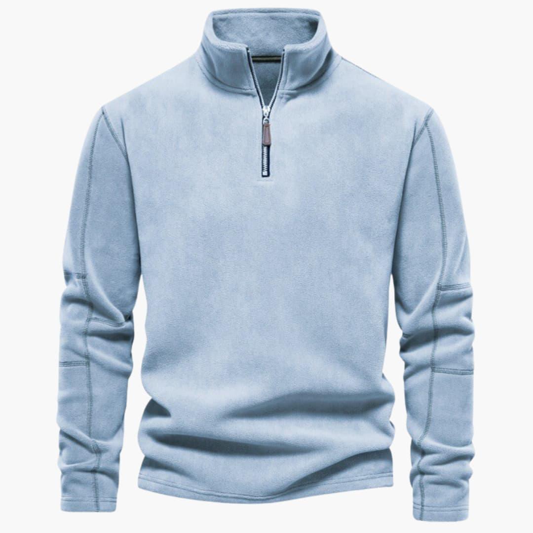 Warm Men's Fleece Jacket with Cozy Inner Layer