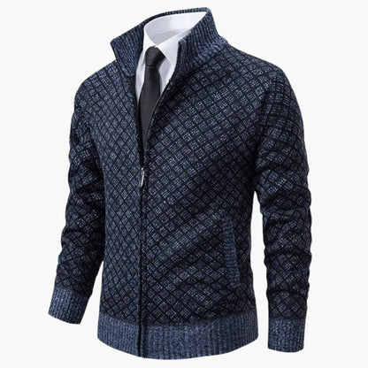 Slim Fit Mens Blazer with Lapel and Button Front