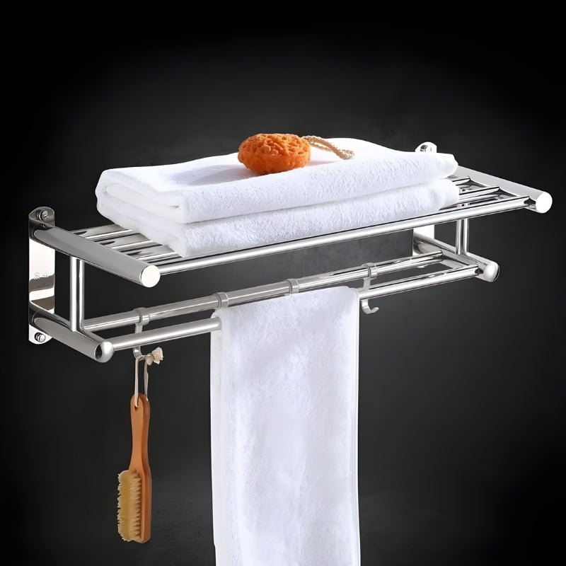 Modern Space Saving Towel Holder