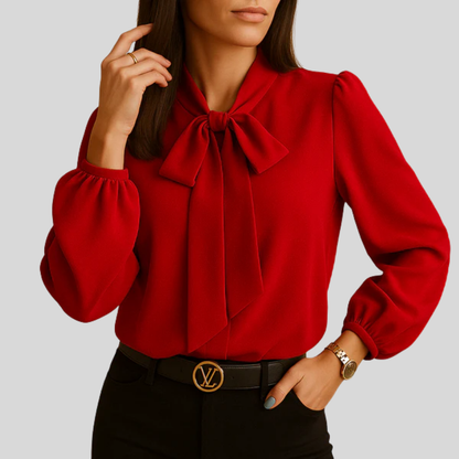Ladies Floral Button Down Shirt