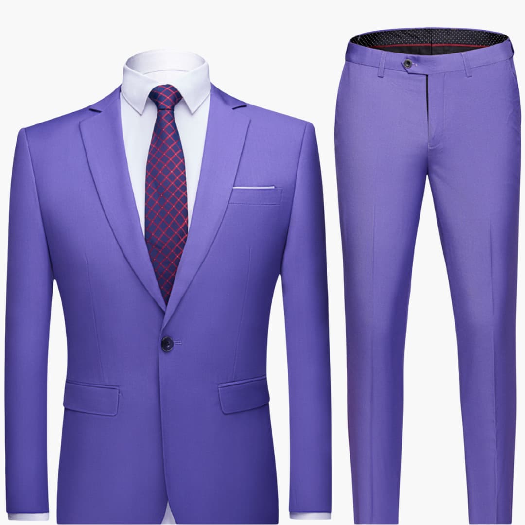 Classic 2 Piece Slim Fit Business Suit