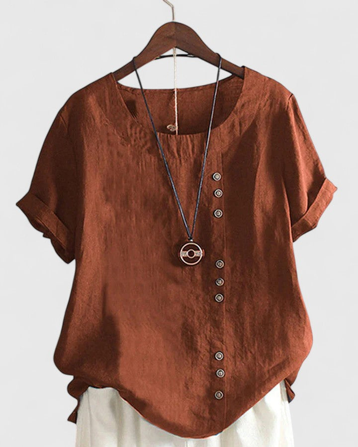 Soft Casual Short Sleeve Top