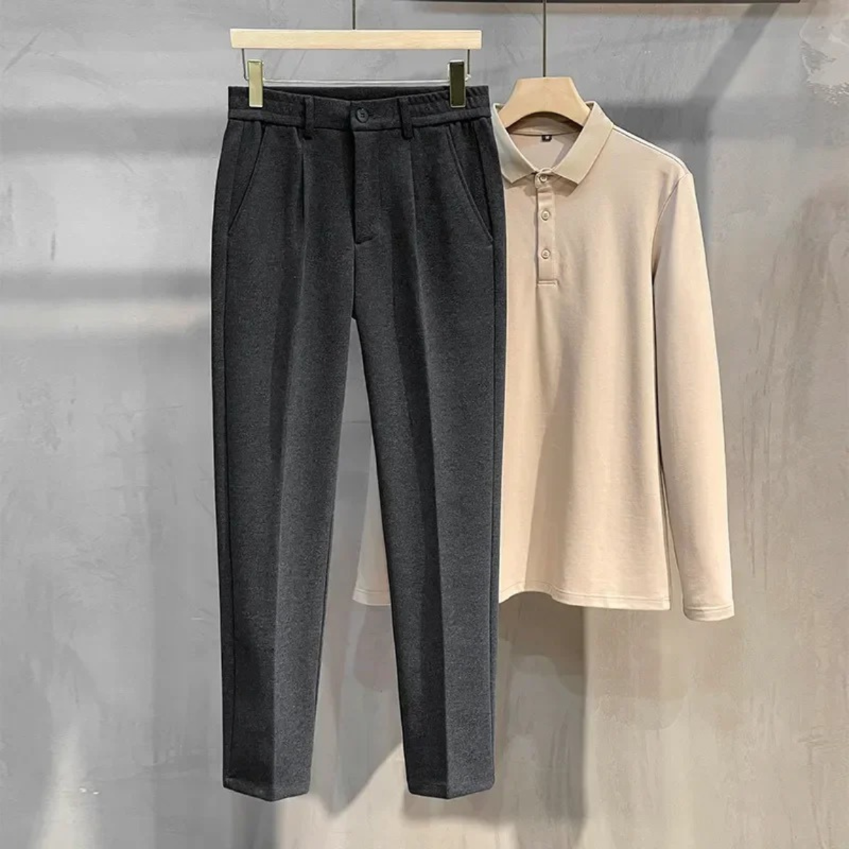 Slim Fit Men's Tailored Dress Pants