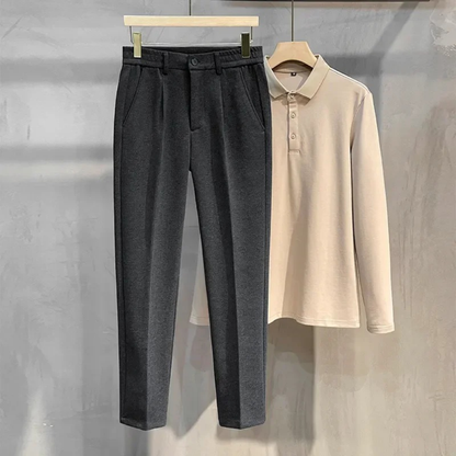 Slim Fit Men's Tailored Dress Pants