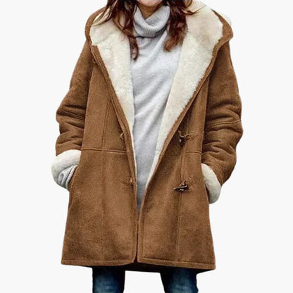 Ladies Waterproof Hooded Parka Jacket