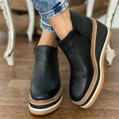 Fiona | Women’s Winter Platform Chelsea Boots Caliboot