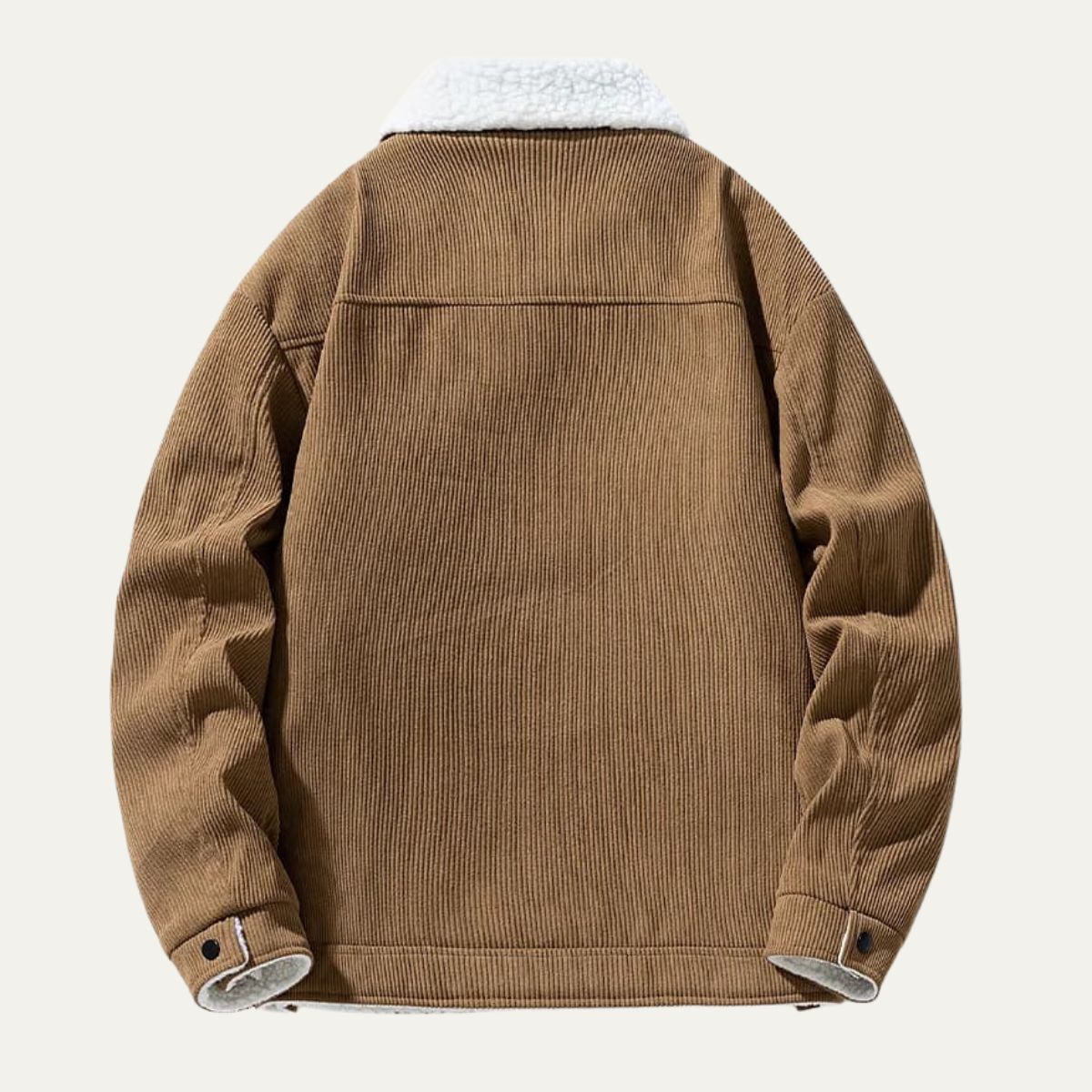 Warm Corduroy Fleece Lined Mens Jacket