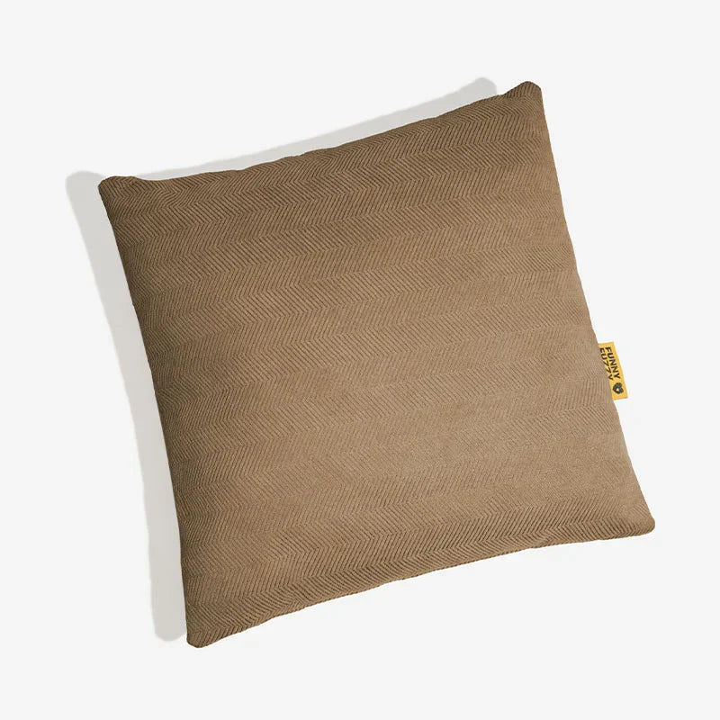 Contemporary Chenille Couch Cover With Herringbone Pattern