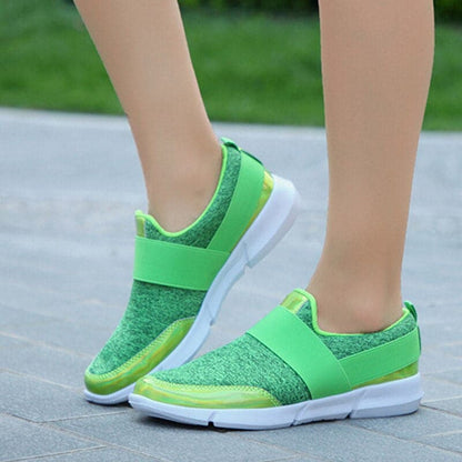 Women's Elastic Sneakers - Soft Rubber Sole - Modern Style
