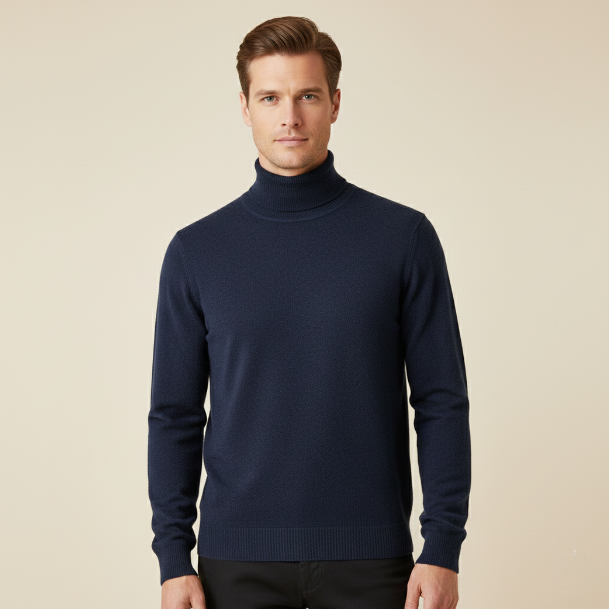 Premium Men's 100% Soft Cashmere Crew Sweater