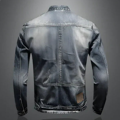 Classic Mens Denim Jacket Comfortable Rugged Style