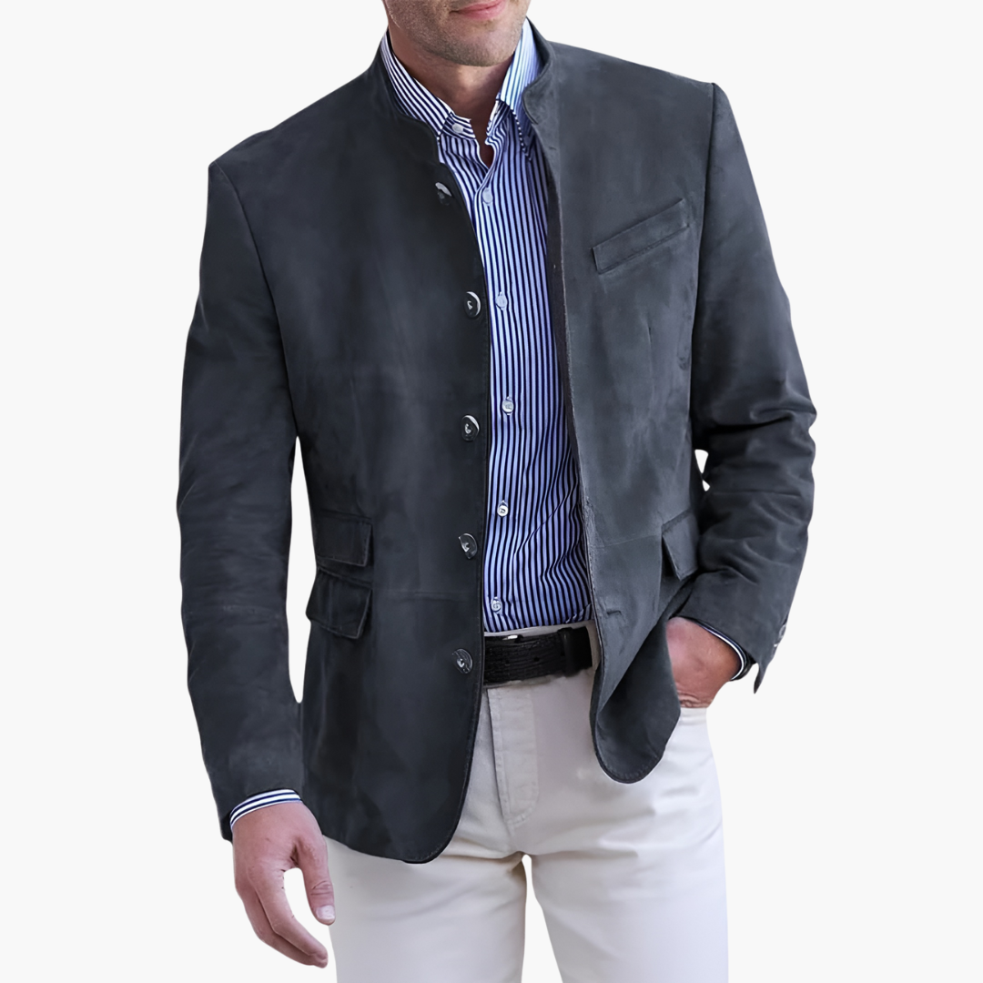 Classic Fit Button Down Men's Coat