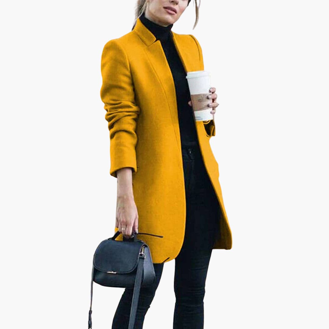 Ladies Classic Waterproof Coat with Pockets
