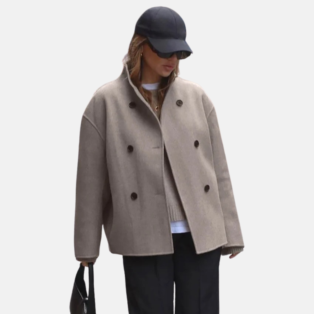 Classic Ladies Warm Woolen Coat