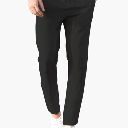 Men's Slim Fit Elastic Waist Trousers