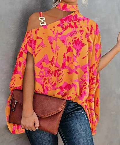 Ladies Loose Fit Off Shoulder Blouse
