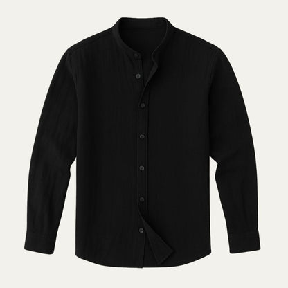 Lightweight Breathable Linen Mens Shirt Loose Fit