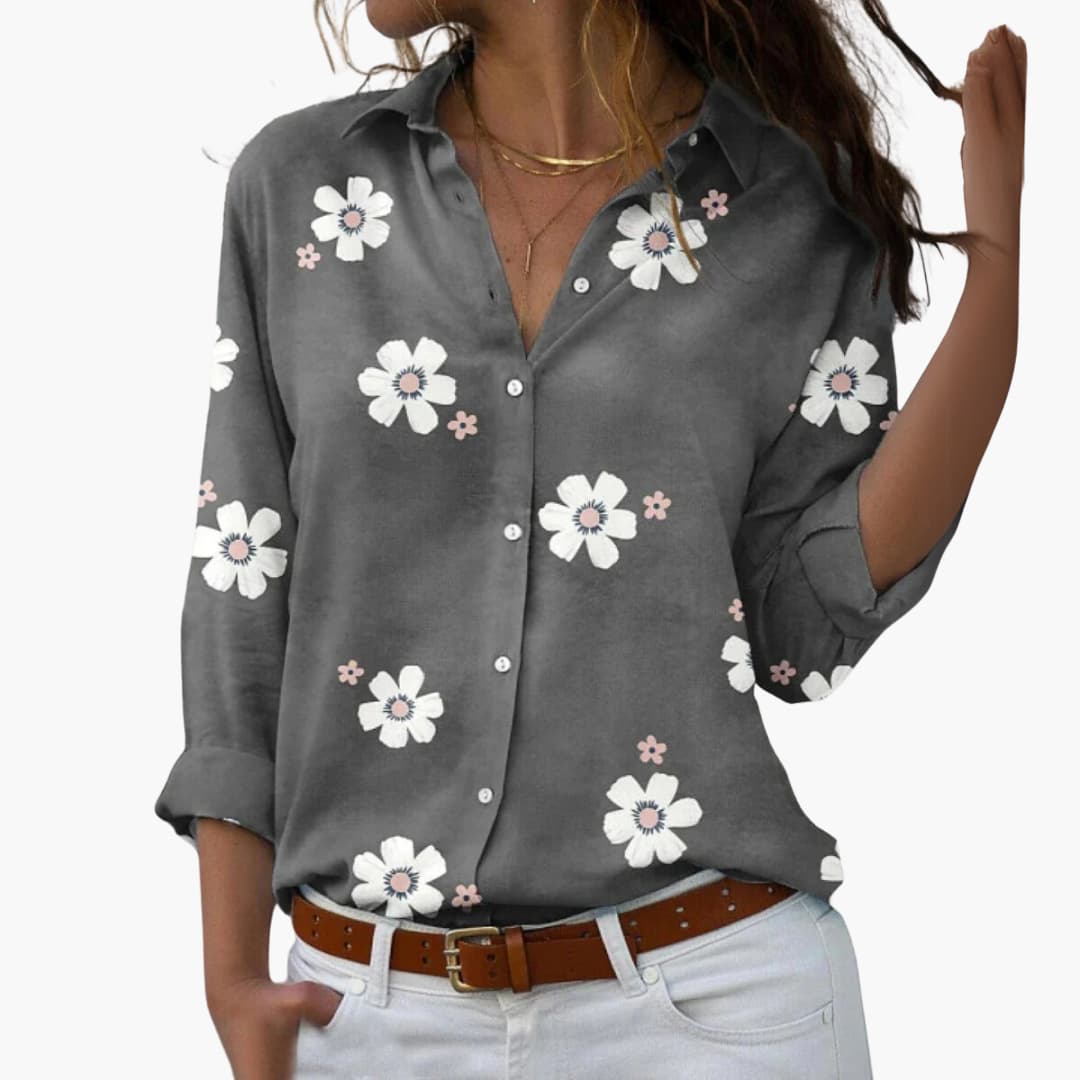Pretty Floral Top for Women Summer Wear - Olytrend