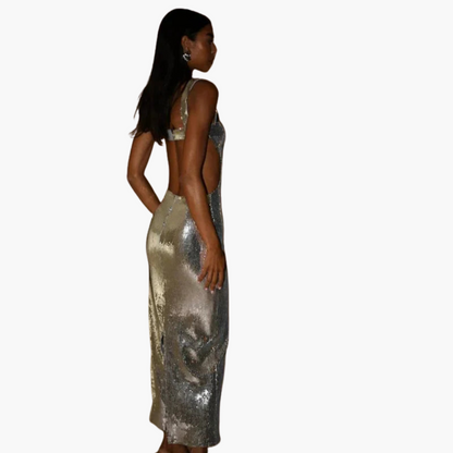 Sexy Ladies Glitter Party Dress