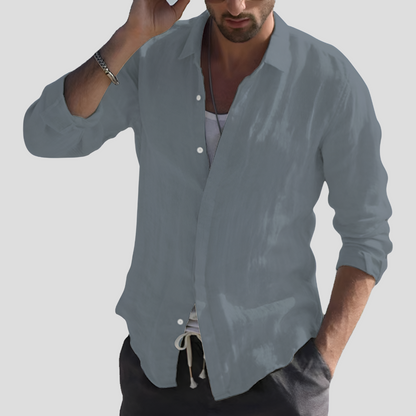 Classic Relaxed Fit Cotton Dress Shirt