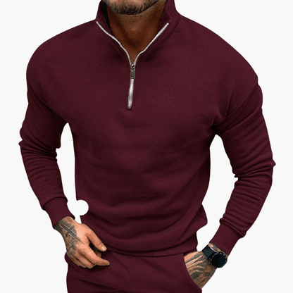 Soft Men's Fleece Zip-Up Jacket