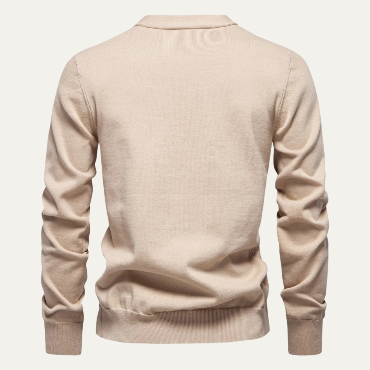 Rugged Mens Cable Knit V Neck Cardigan Sweater