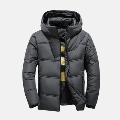 Warm Hooded Down Puffer Jacket