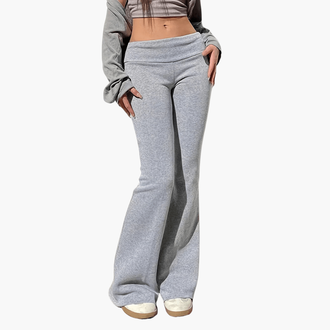 Women's Wide Leg Knitted Pants - Soft & Fashionable