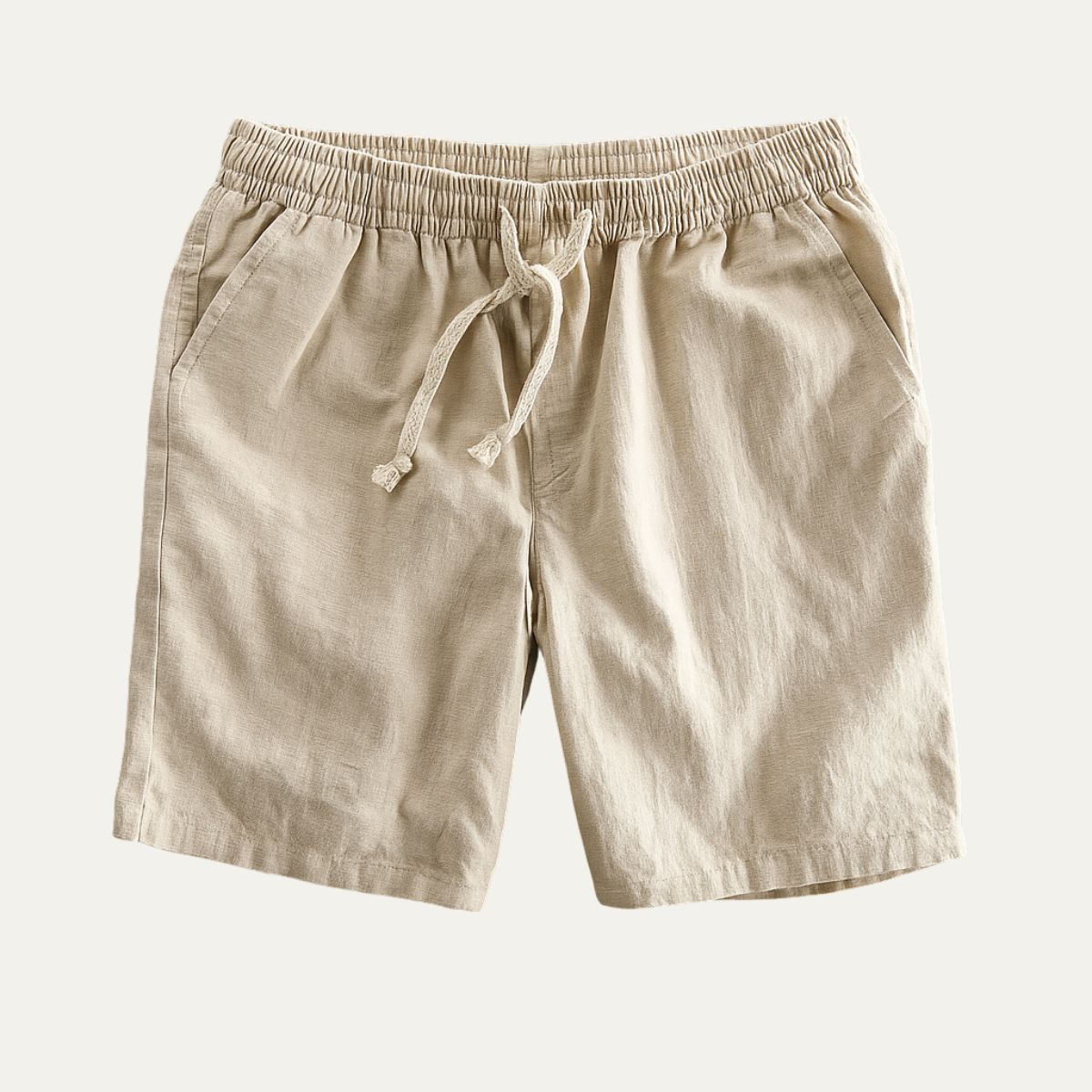 Casual Linen Drawstring Shorts for Men - Nocini