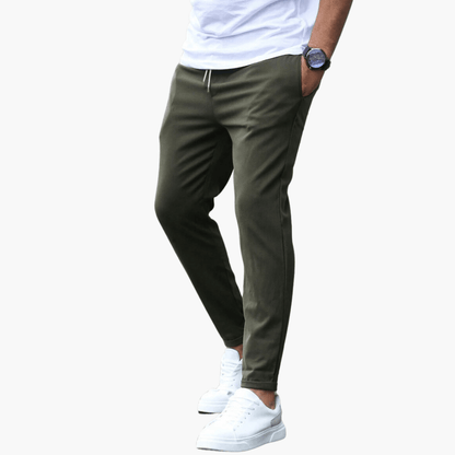 Men's Slim Fit Elastic Waist Pants